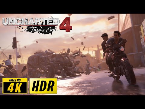 The Chase In Madagascar - Uncharted 4: A Thief's End (PS5 4K Gameplay)