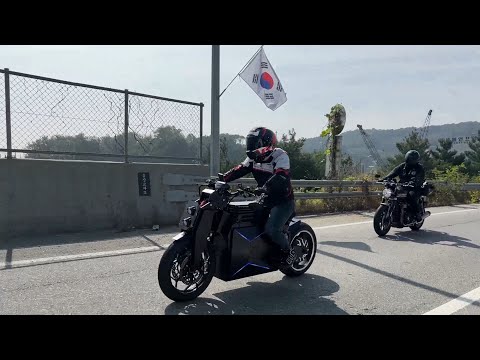 Electric Motorcycle WEPED Ghost &amp; Ghost Sports Mileage Test / 강원도 속초 330km 연비 테스트