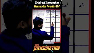⚡ Trick to Remember Full Mensuration Formula List Geometry ❤️ Complete Mnemonics Maths 2 Class 10th