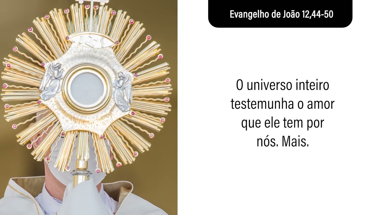 29 de abril Evangelho de João 12,44-50