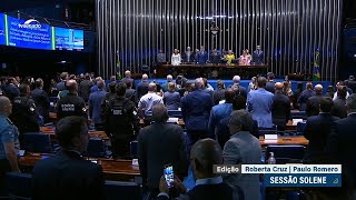 Congresso presta homenagem a forças de segurança e ao governo do Rio de Janeiro em sessão solene