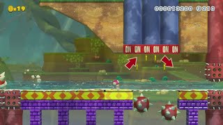 【SMM2】おきてやぶりのミナモ走り / Swamp Jump