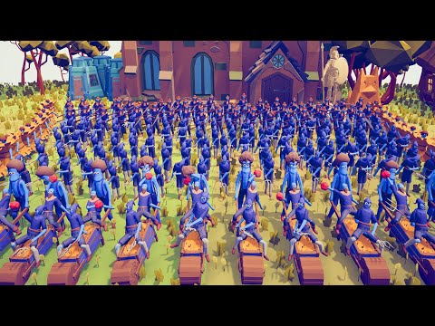 100X FARMER FACTION ARMY VS EVERY FACTION - TOTALLY ACCURATE BATTLE SIMULATOR
