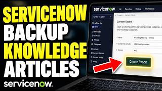 How to backup ServiceNow knowledge articles using content export - Beginner Guide