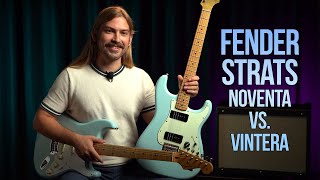 Video thumbnail for Fender Noventa Stratocaster vs. Vintera 50's Modified Stratocaster by Alamo Music Center