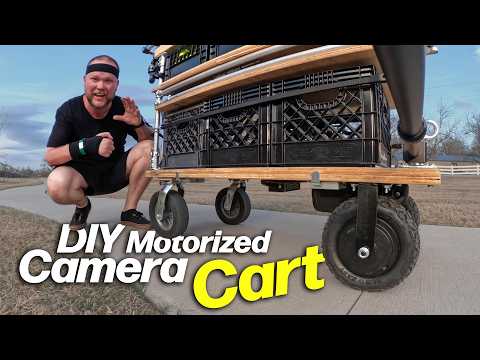 my budget DIY motorized camera cart