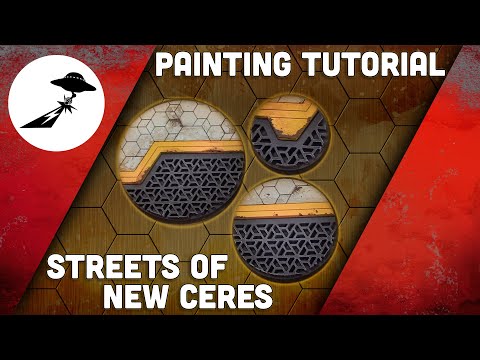 Painting Tutorial: Streets of New Ceres Base Toppers