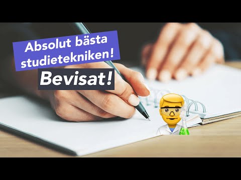 Den vetenskapligt bästa studietekniken - Plugga effektivare!