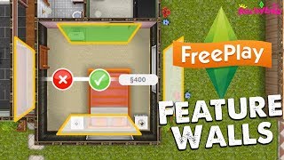 The Sims Freeplay Back to the Wall Discovery Quest Walkthrough [unlock Feature Walls]