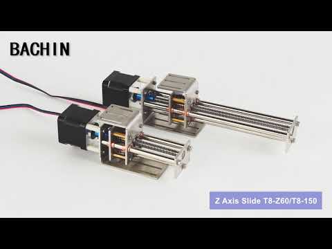 BACHIN  60mm/150mm Slide CNC Z Axis Linear Motion Actuator Engraving Machine with Stepper Motor