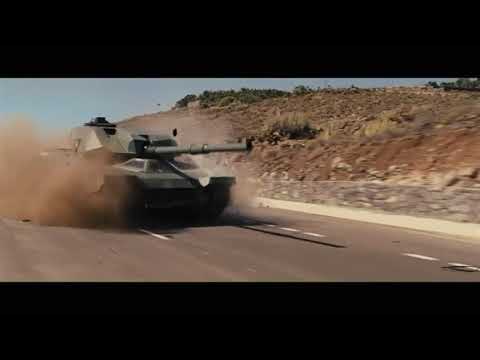 Furious 6 :(2013) Tank Vs Car Scene Part 2