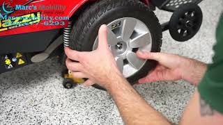 How to Change all tires on a Jazzy Select - Manufactured by @PrideMobility