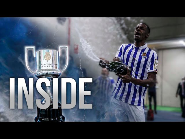 Vídeo relacionado con Camiseta de Manga Corta de la Real Sociedad Campeón de la Copa del Rey 2025-2026 Estilo cómic (13- Camiseta Talla L)(Denim Manga Corta)