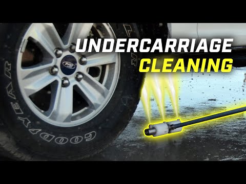 Easy Car Undercarriage Washing - No Bending or Crouching with Underbody Wand Attachment