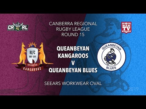 2019 Canberra Region RL - Round 15 - Queanbeyan Kangaroos v Queanbeyan Blues