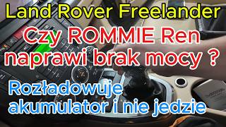 Dziwna usterka rozładowuje akumulator i brak mocy Land Rover Freelander. Rommie Ren go naprawi ?