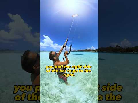 How to Kitesurf in 60seconds (Must learn with instructor) #kitesurfing #kitesurf #kiteboarding