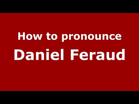 How to pronounce Daniel Feraud (Spanish/Argentina) - PronounceNames.com