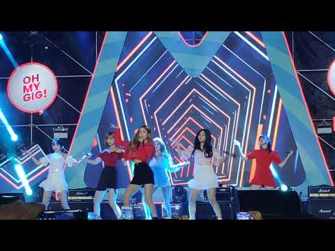 191207 Fancam GFriend(여자친구) - Fingertip at OMG(Oh My Gig) Telkomsel