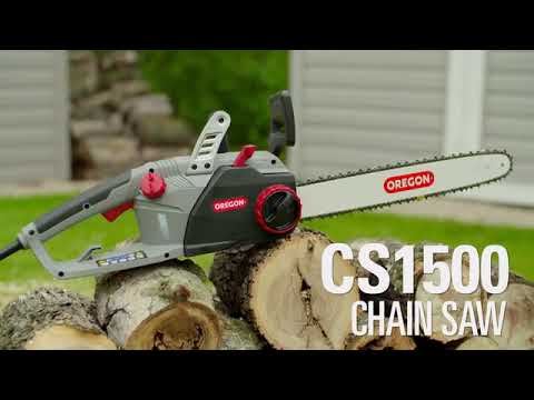 Oregon cs1500 electric self sharpening chainsaw, 40v machine