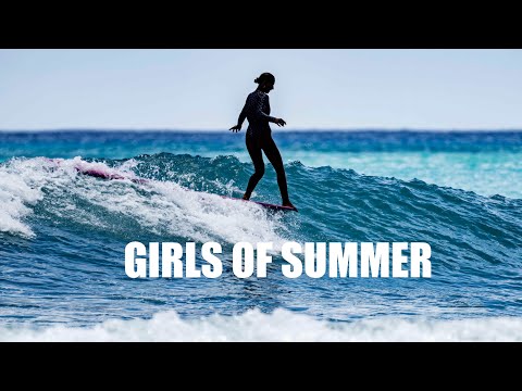 GIRLS OF SUMMER - SURFING WAIKIKI BEACH