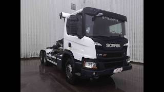 带挂钩升降式装卸车 Scania P 410 6x4 294'km retarder navi BIG axle TOP | 图像 4 - Autoline