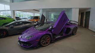 CHECK OUT This JAW-DROPPING 2020 Lamborghini SVJ in Ad Personam Viola Pasifae Pearl!