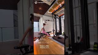 インスタ美女(@hanyako925) ジム トレーニング動画 #shorts