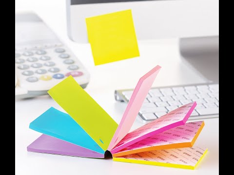 Paper Cover Transparent Sticky Notes Office Stationery Supplies