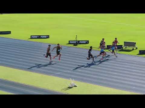 100m U16 Men Final, 2025 Australian Athletic Championships, Perth 6/04/2025