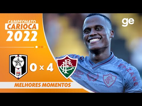 Gols e lances de Resende x Fluminense