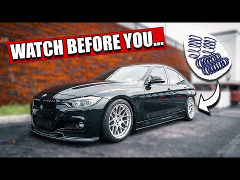 WATCH THIS BEFORE YOU LOWER YOUR BMW...