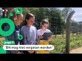 Kinderen herdenken de slachtoffers van de Tweede Wereldoorlog