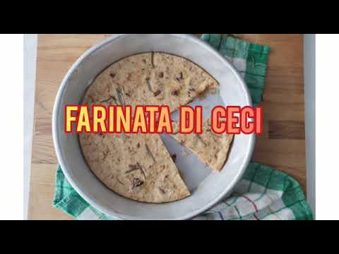 FARINATA DI CECI CON POMODORINI SECCHI