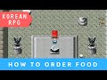 Korean RPG: How to Order Food 