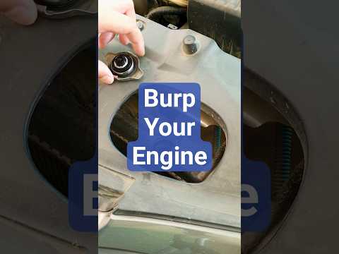 Bleeding/purging air from your engines cooling system