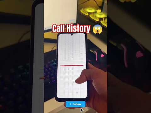 How to Get Full Call History of Any SIM Card 📱📞 #shorts #techtips #callhistory #viralvideo