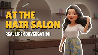 [B1] At the Hair Salon in English | Real Life Conversation Practice