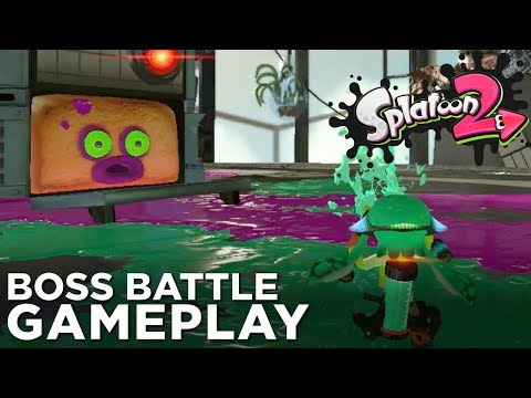 SPLATOON 2 Single-Player Gameplay! “Octo Oven” Boss Battle