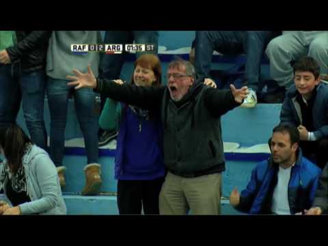Gol de Cobo. Rafaela 0 - Argentinos 2. Fecha 16. Primera División 2016.