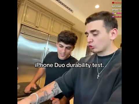 iPhone Duo Durability Test #lacy #apple