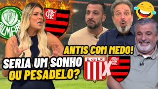 EDU DRACENA com MEDO do FLAMENGO? Renata Fan PROVOCA BANCADA REAGE FINAL! Jogo Aberto e ESPN AO VIVO