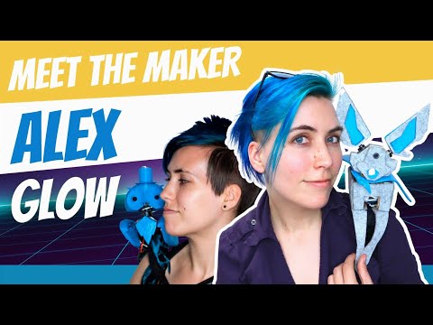 YouTube Thumbnail for Meet the Maker, Alex Glow and Companion Robots.