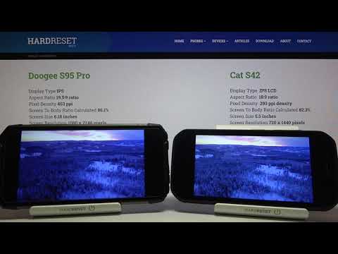 Display Comparison CAT S42 vs DOOGEE S96 – Display Quality Test Head-to-Head