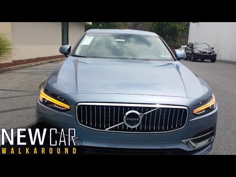 2017 Volvo S90 T6 Inscription In Depth Walkaround Start-Up Exterior Engine Trunk Tech