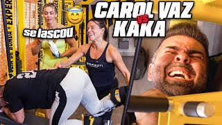 CAROL VAZ X KAKÁ | ELE PAGOU A LÍNGUA NO TREINO DE GLÚTEOS