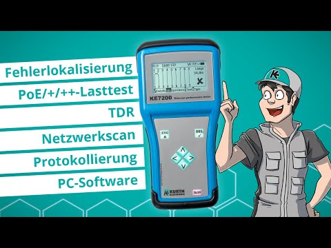 Einfache Fehlersuche und Leistungsmessung im LAN/Netzwerk mit dem KE7200 Netzwerktester