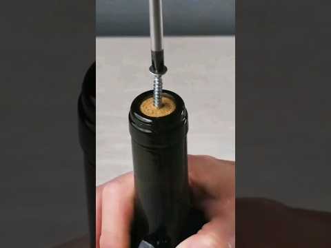 #openwinebottlewithcorkscrew #shorts #bottleopener #wineopentechniques #screw  #garagemandu