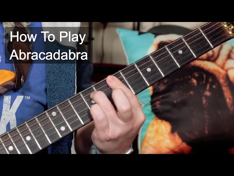 How to Play: 'Abracadabra' Steve Miller Guitar Lesson