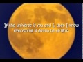 Moon- The Cab (Lyrics) 